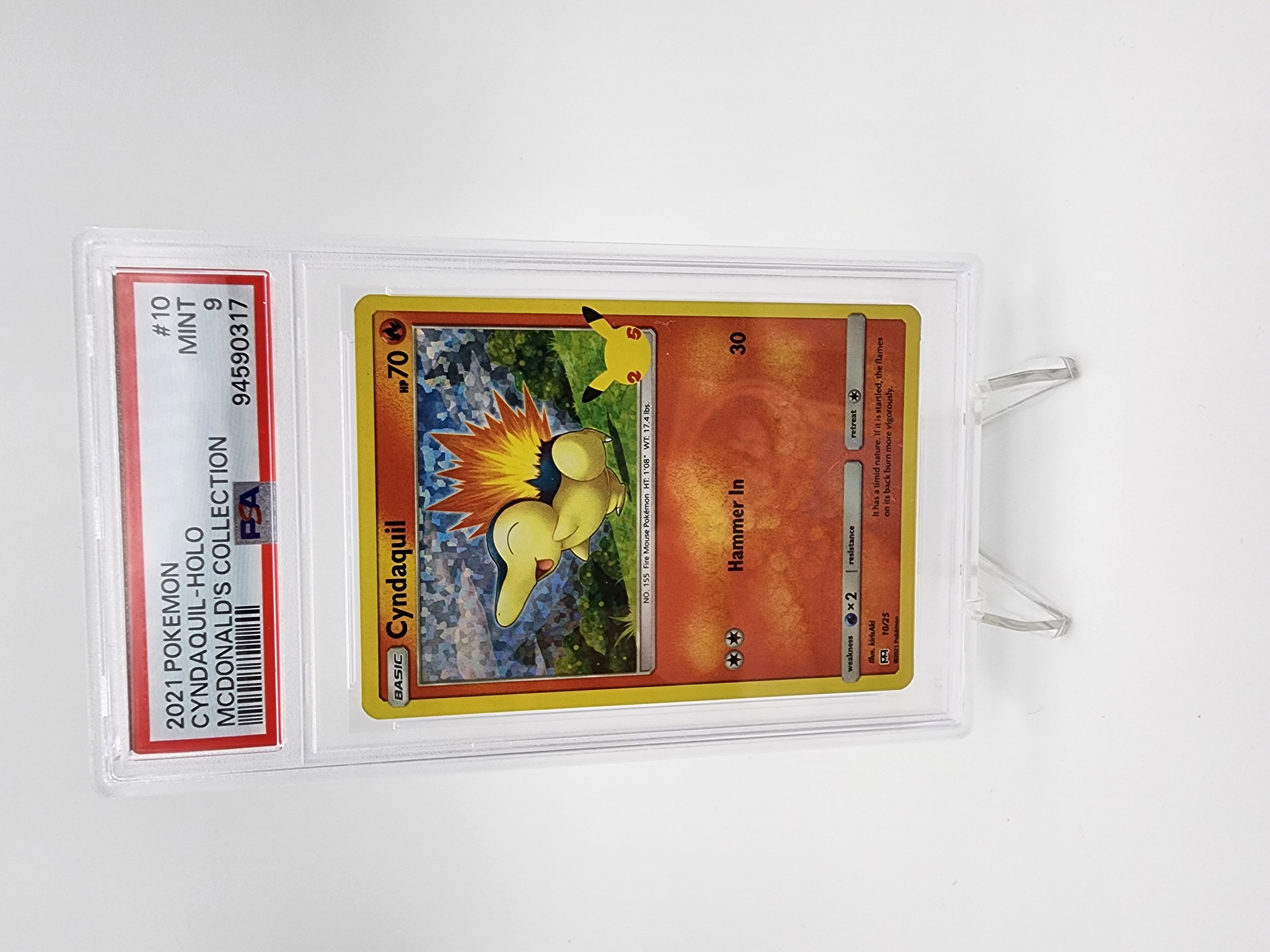 Cyndaquil - Holo McDonalds 2021 Collection MT 9